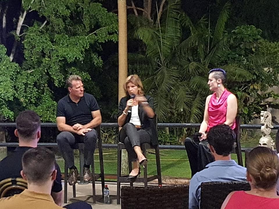 Amanda Rosazza on a speaking panel